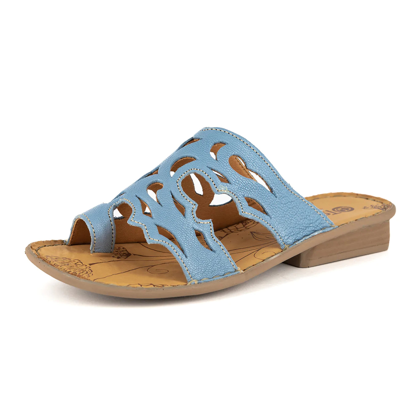 Isivina Leather Sandal - Jeans (Blue) – Tsonga AU