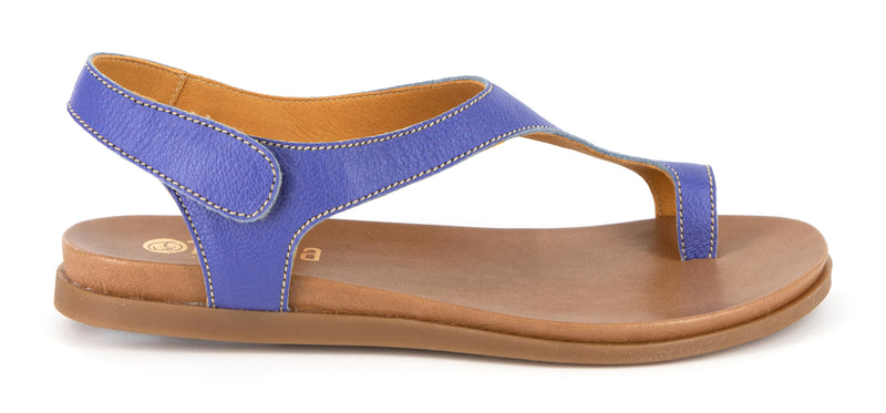 toe thong sandals blue